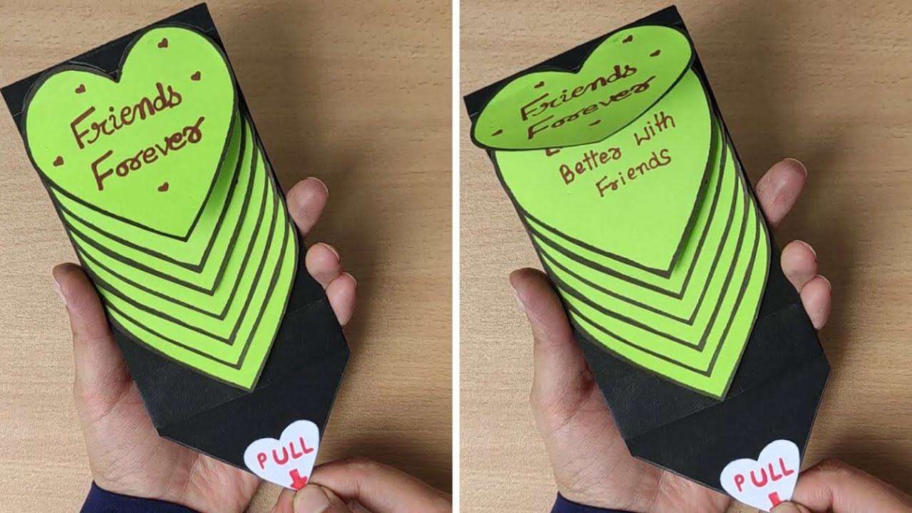 Watch video DIY - Happy Friendship Day Special Card | Rainbow Water Fall Greeting Card | Pull me | Handmade card Now DIY - Happy Friendship Day Special Card | Rainbow Water Fall Greeting Card | Pull me | Handmade card