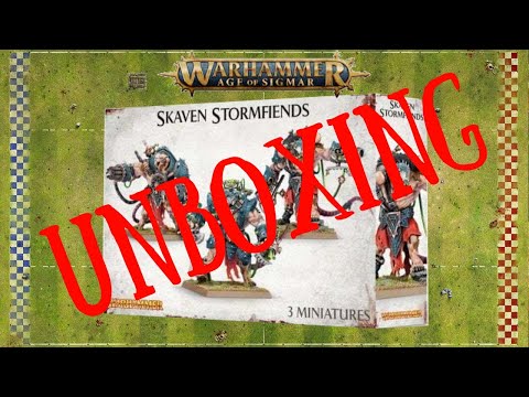 Skaven Stormfiend Unboxing