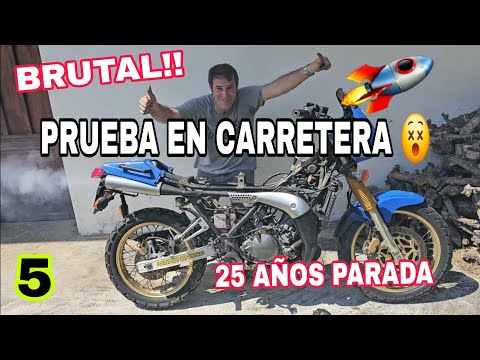 5 🚀 PRUEBA TRAS 25 AÑOS PARADA 😵🚀 UNA LOCURA!!! Moto YAMAHA TDR 250 2T