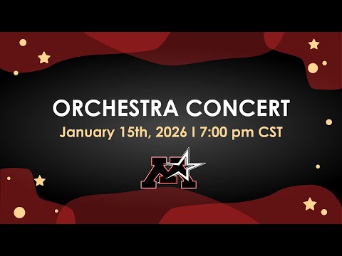 6th Grade Orchestra Concert // January 15th, 2026 at 7:00 pm CST