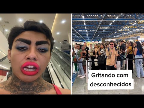 TIKTOKERS passando VERGONHA em PÚBLICO