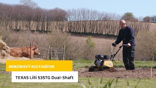 Benzínový kultivátor TEXAS Lilli 535TG Dual-Shaft s příslušenstvím