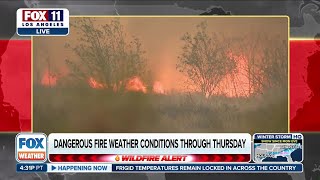 Hughes Fire Rages North Of Los Angeles