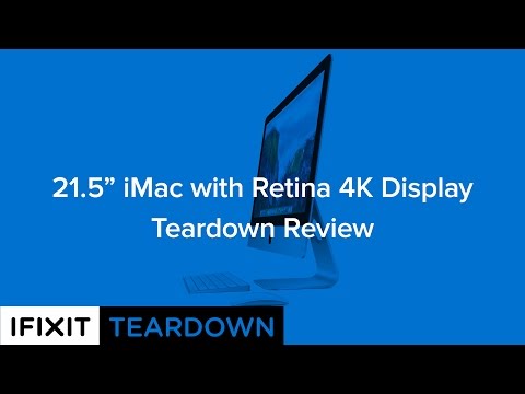 21.5" iMac with 4k Retina Display Teardown Review!