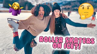 Do roller skating tricks work on ice skates?