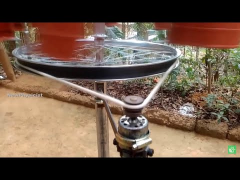 How to Make a Vertical Axis Wind Turbine | DIY Tutorial