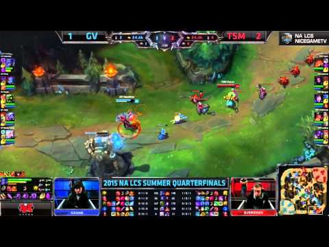 2015 NA LCS SUMMER PLAY OFF QUARTER FINAL GV vs TSM 4경기 150810