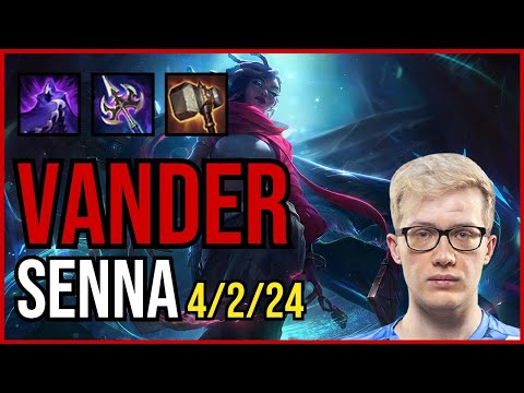 VANDER - SENNA vs. SERAPHINE Support | EUW GRANDMASTER | PATCH 11.2
