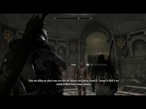 Skyrim with MOD'S Episode 18 ( ALL THALMOR MUST DIE FINDING ESBERN AND JOINING THE DAWNGAURD)