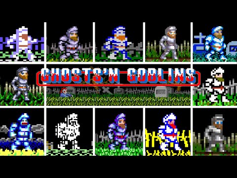 Ghost 'N Goblins - Versions Comparison (HD 60 FPS)