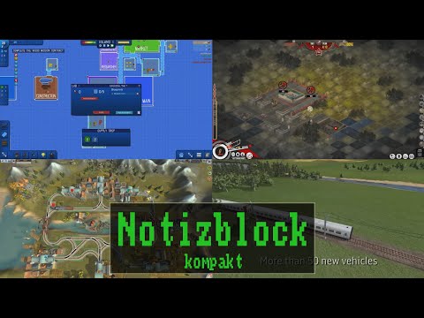 Notizblock kompakt #015: Blueprint Tycoon | Soviet City | Train Valley | Train Fever kostenlose DLCs