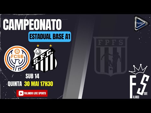 Campeonato Estadual Base A1- FPFS - SKA Brasil vs Santos FC - sub 14 - ao Vivo! Falando Live Sports"