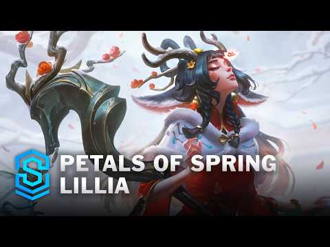 Petals of Spring Lillia Skin Spotlight - League of Legends