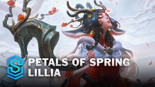Petals of Spring Lillia Skin Spotlight - League of Legends