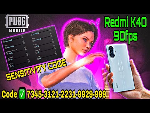 Redmi K40 Gaming Pubg Mobile Sensitivity Code✅ 💯 % Work For Redmi Devices/Headshot Sensitivity 2024