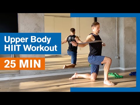 25 Minute HIIT | Upper Body Workout with resistance band | FLEXVIT