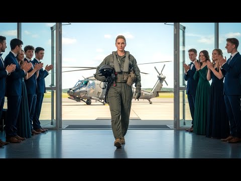 Zaprosili „klasową przegraną” na zjazd — przylot Apachem wzbudził ogromne wrażenie