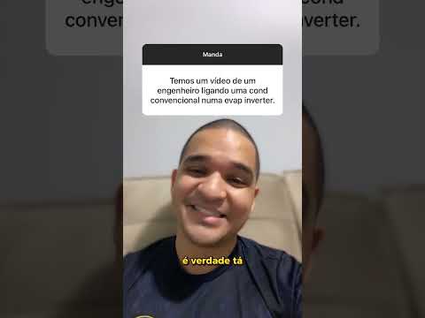 Vídeo: Condensadora convencional numa evaporadora inverter: 6 passos