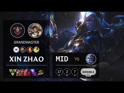 Xin Zhao Mid vs Talon - KR Grandmaster Patch 10.6