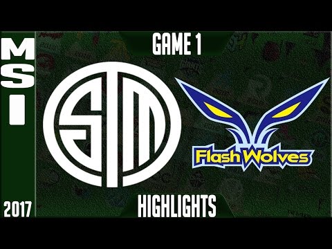TSM vs Flash Wolves Highlights MSI 2017 Day 2 Group Stage - TSM vs FW Highlights