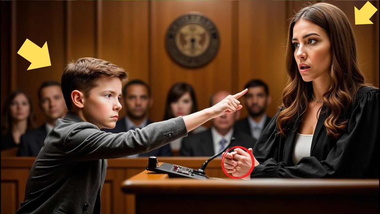 Garoto Revela Segredo Impactante no Tribunal e Surpreende Juíza – Uma História Incrível!