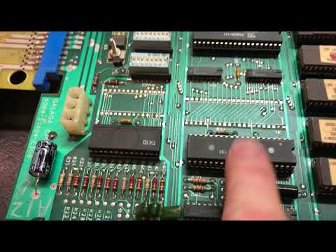 Galaga PCB repair for mgkastra (board 1)