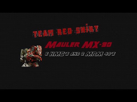 TRS MechBay #1 - MRM Mauler MX-90 (Build & Gameplay)