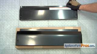 How To: Bosch, Thermador, Gaggenau Kickplate 00446633