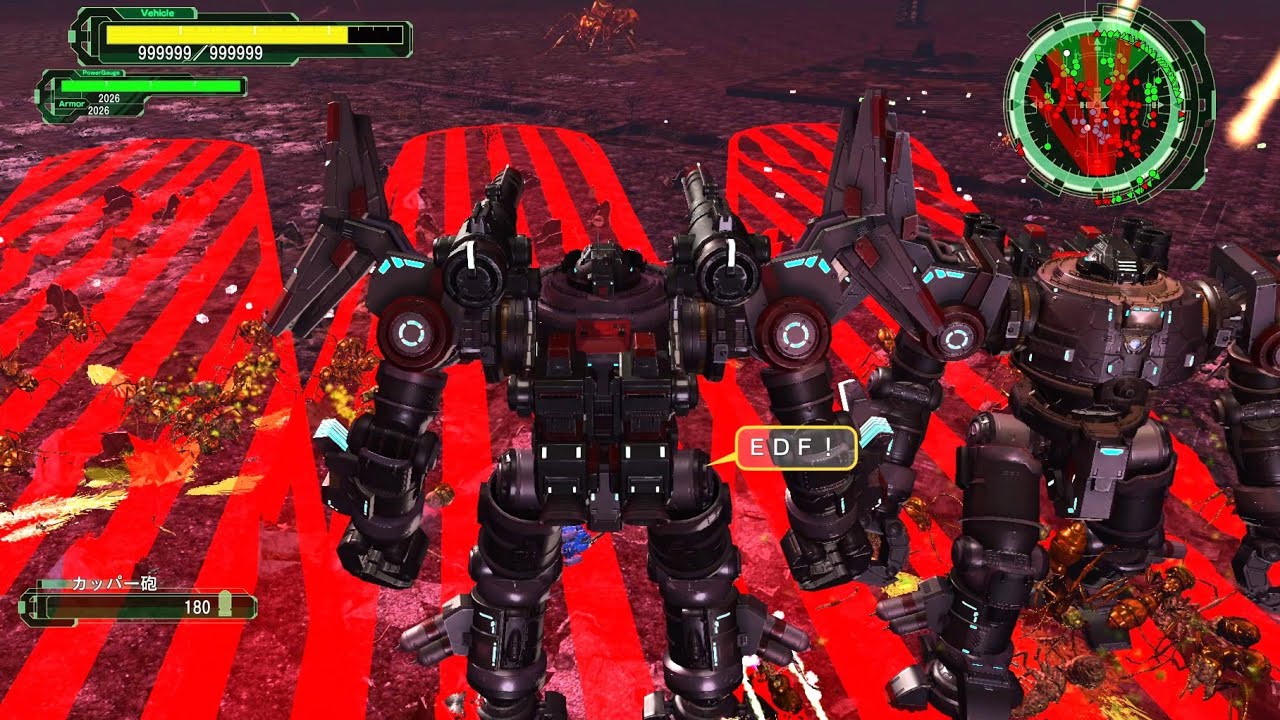 【地球防衛軍6】アーマメントバルガ脳筋攻略 DLC2 M37 黄金船団 INF エアレイダー