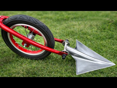 Attach an Old Shovel to a Bicycle and the Result Will Amaze You!