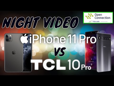 Night Video | iPhone 11 Pro vs TCL 10 Pro