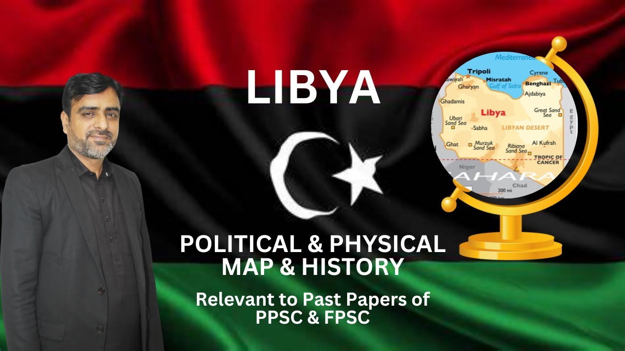 Political & Physical Map and History of Libya | Study River