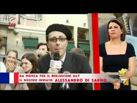 G'DAY 03/05/2012 - Alessandro Di Sarno per esprimere solidarietà a Berlusconi, un amico tradito