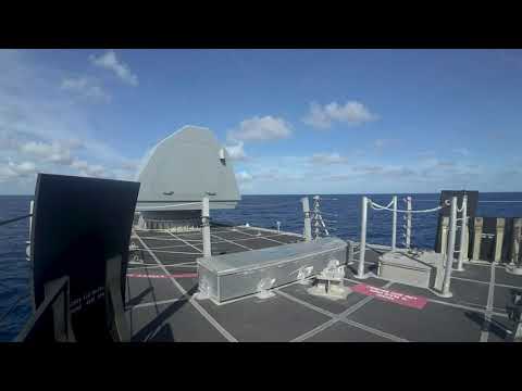 Aboard USS Charleston (LCS 18) - 57mm Gun Shoot Exercise