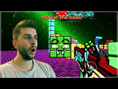 OMG! BEATING THE CUBIC BOSS EPIC FINAL BATTLE CAMPAIGN WORLD 4 ENDING! | Pixel Gun 3D - YouTube