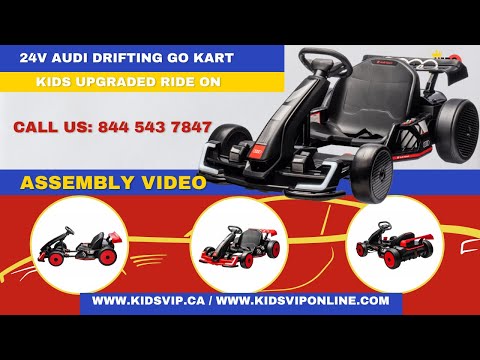 How to Assemble the Audi 24V Drifting Go-Kart for Kids 🛠️ | Easy Step-by-Step Guide