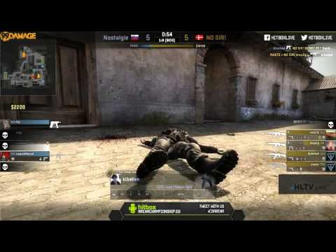 Hitbox CS:GO Arena Championship #2 - LB Finale  Nostalgie vs. NO SIR! (de_inferno) Map 2