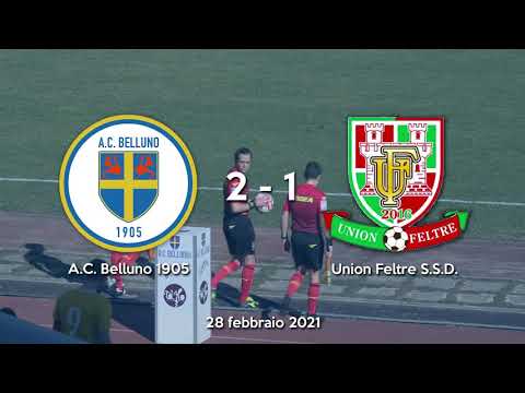 23a di campionato, stagione 2020-2021 Highlights Belluno vs Union Feltre 2 - 1