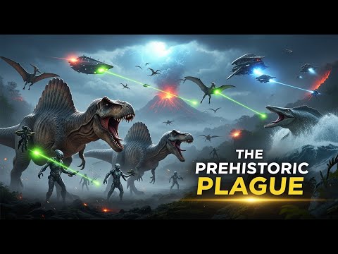 The Prehistoric Plague: Dinosaurs vs Alien Invasion | Dinosaurs vs Extraterrestrial Forces