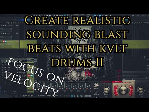 Create realistic sounding blast beats