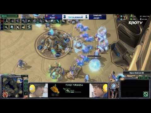 [0506] Flash(KT) vs Jangbi(SAMSUNG) TvP 5SET  Naro Station -Stracraft 2,esportstv,SPL