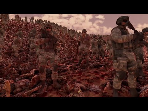 UEBS 2 | Modern soldiers vs 250 Cleopatra and her army in Egypt | Ultimate Epic Battle Simulator 2