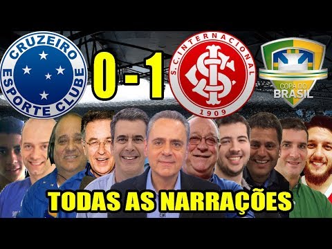 Todas as narrações - Cruzeiro 0 x 1 Internacional / Copa do Brasil 2019