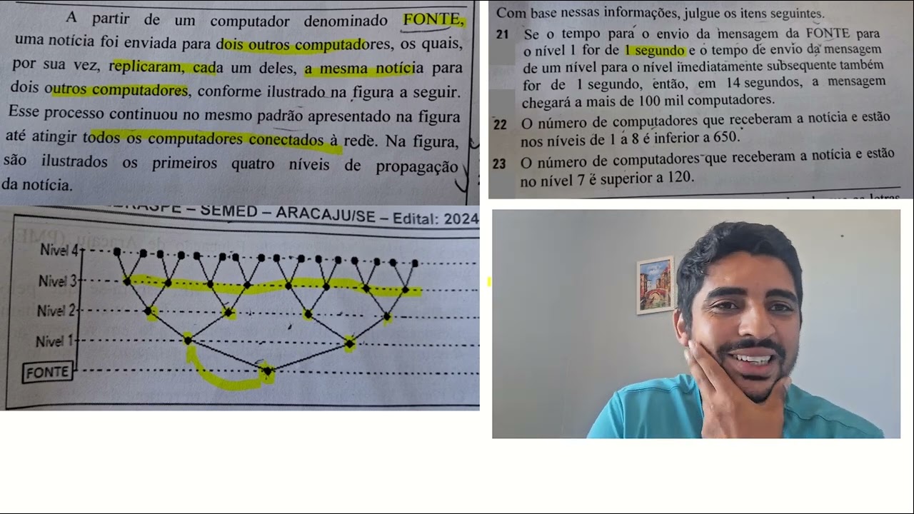 PROVA SEMED ARACAJU - QUESTÕES MAIS "FÁCEIS DE RACIOCÍNIO LÓGICO"