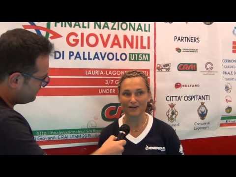 04-06-2015: U15M - Intervista ad Alessandra Campedelli tecnico della Diatec Trentino