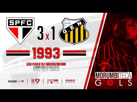 São Paulo 3x1 Novorizontino - Paulista 1993 - fase 02 - rodada 04 - 28/05/1993