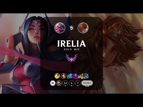 Irelia Mid vs Taliyah - KR Master Patch 12.22