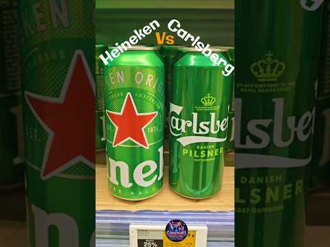 Which is your best beer? Heineken Vs Carlsberg #heineken #carlsberg #beer