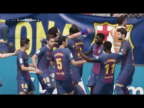 FIFA 18 ROAD TO DIVISION 1 PART 164 - BARCELONA VS REAL MADRID - FIFA 18 Online Seasons Gameplay