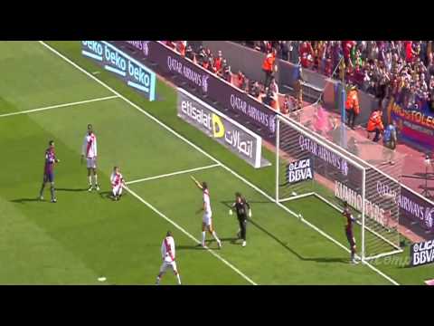 Barca vs Rayo Vallecano 6:1 2015 All Goals Highlights